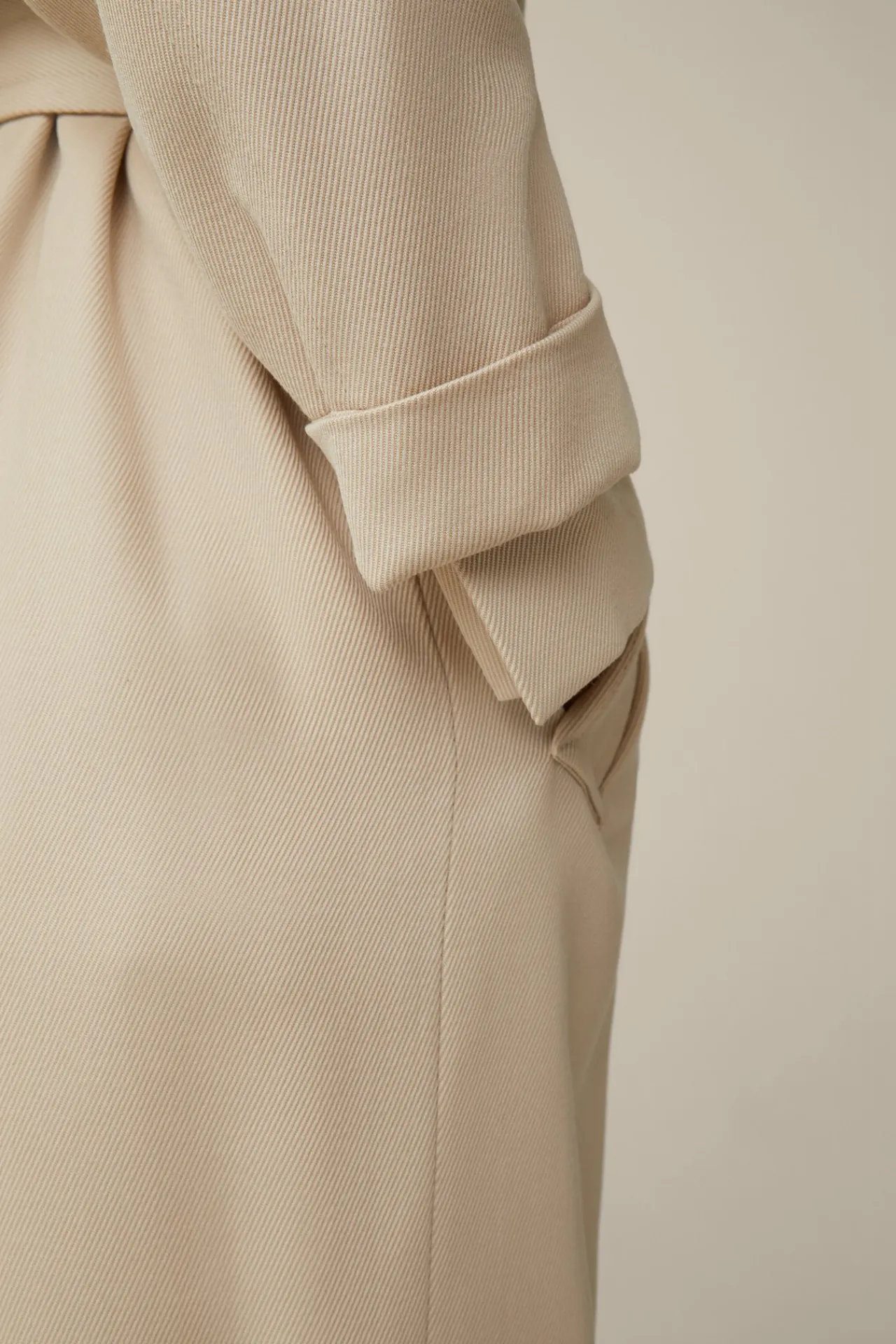 Schurwollmix-Twill-Trenchcoat In*Windsor Outlet