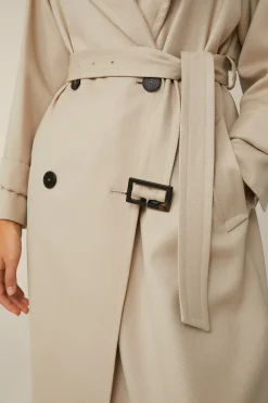 Schurwollmix-Twill-Trenchcoat In*Windsor Outlet