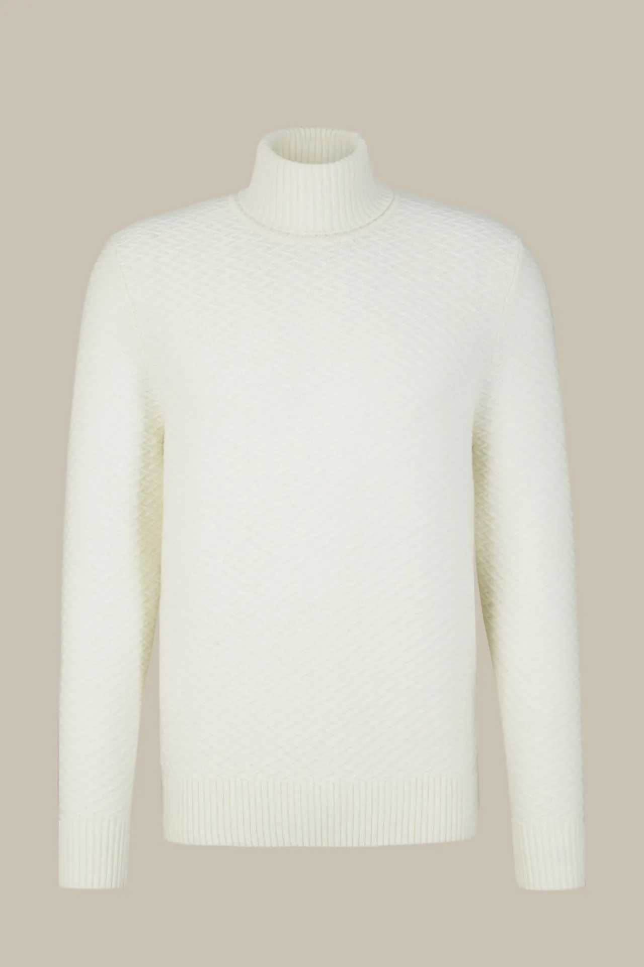 Schurwoll-Rollkragen-Pullover Amilo Mit Cashmere In Strukturiert*Windsor Online