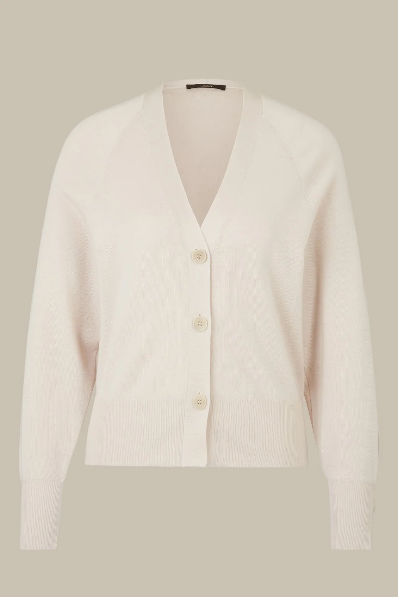 Schurwoll-Seidenmix-Cardigan In*Windsor Online