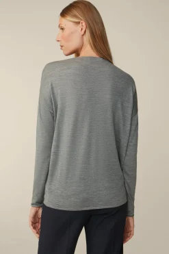 Schurwoll-Seidenmix-Pullover In*Windsor Online
