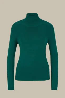 Schurwoll-Seidenmix-Rollkragen-Pullover In*Windsor Discount