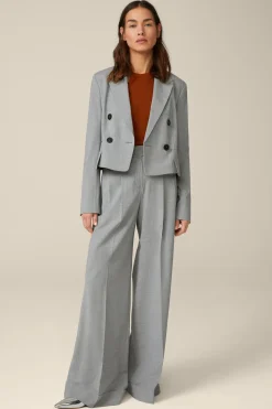 Schurwoll-Seidenmix-Top In Kupfer*Windsor Sale