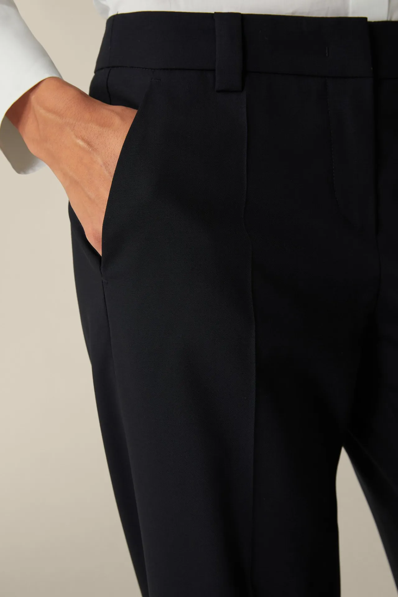 Schurwoll-Stretch-Anzug-Hose In*Windsor Best