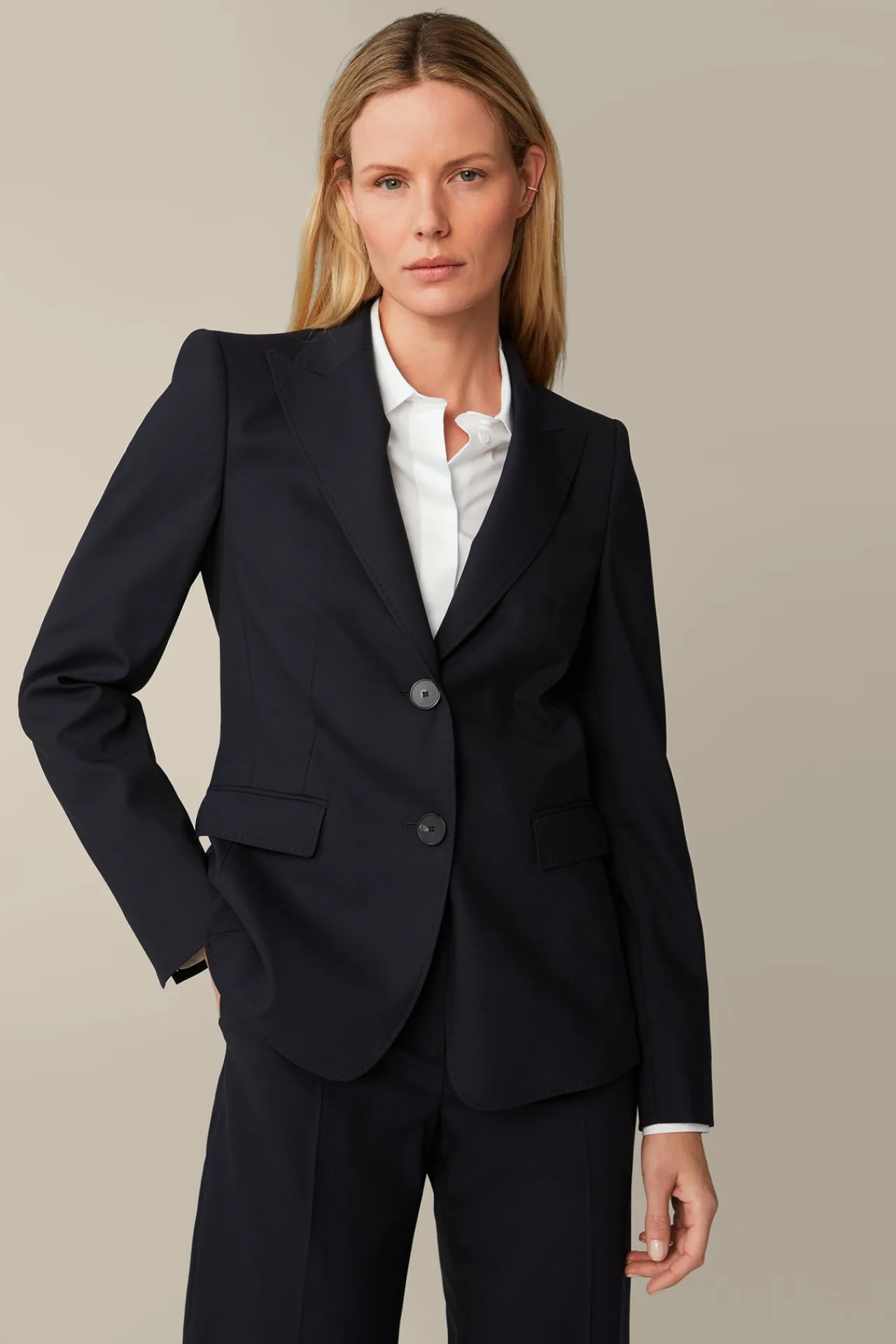 Schurwoll-Stretch-Blazer In*Windsor Discount