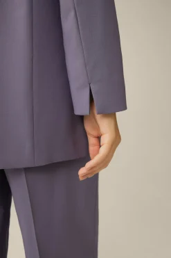 Schurwollstretch-Doppelreiher-Blazer In*Windsor Clearance
