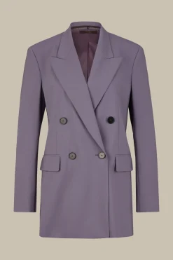 Schurwollstretch-Doppelreiher-Blazer In*Windsor Clearance