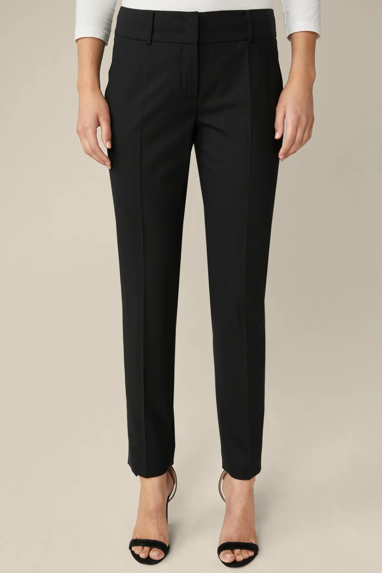 Schurwoll-Stretch-Hose In*Windsor Discount