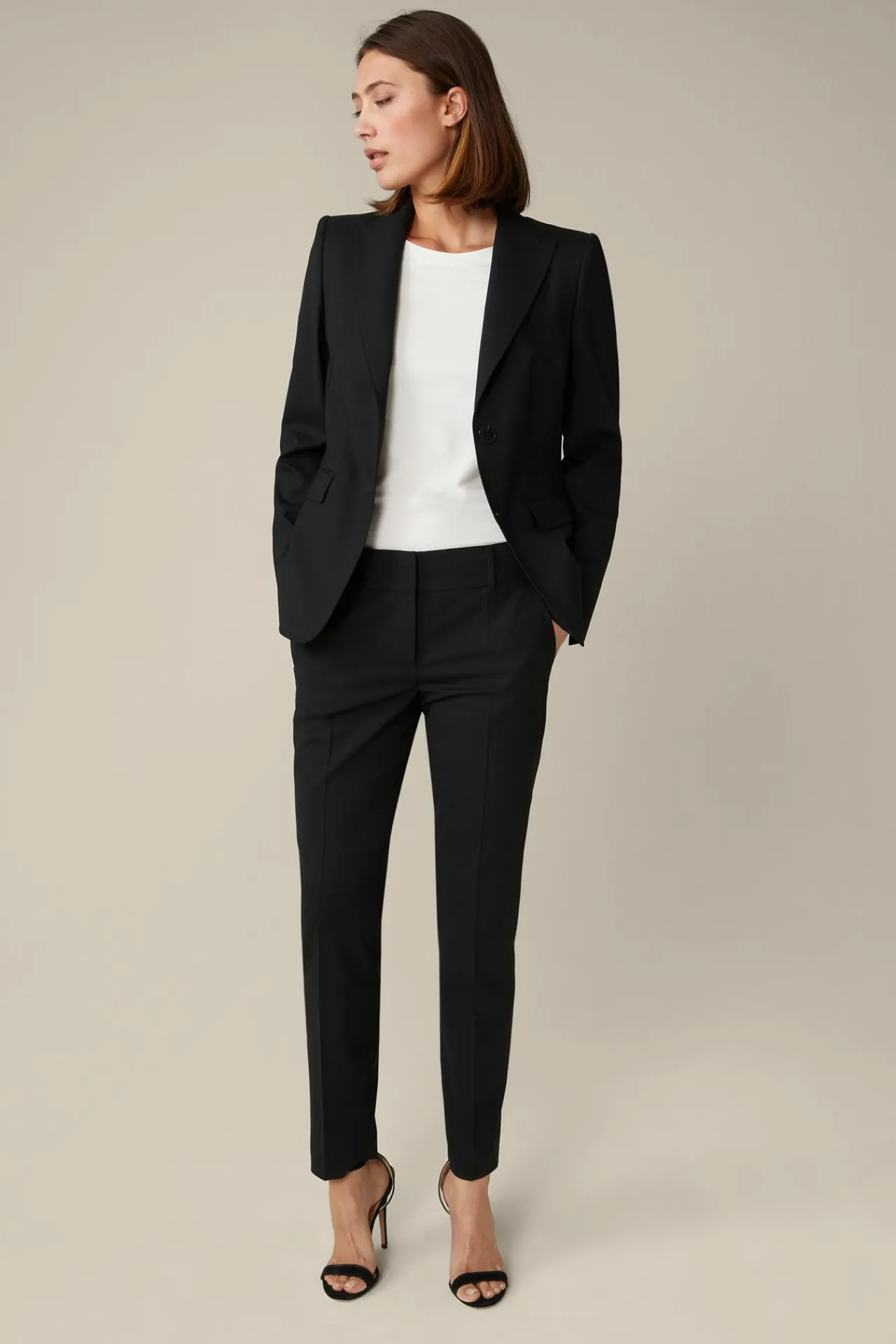Schurwoll-Stretch-Hose In*Windsor Discount