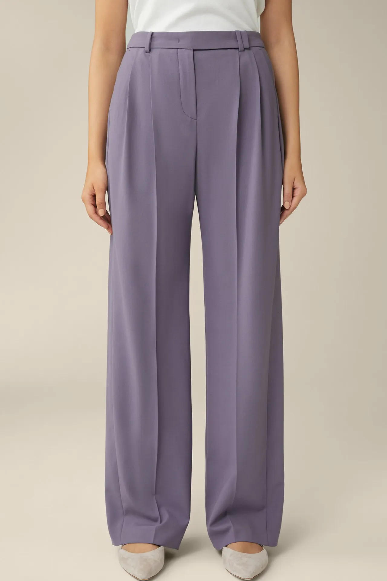 Schurwollstretch-Marlene-Hose In*Windsor Clearance