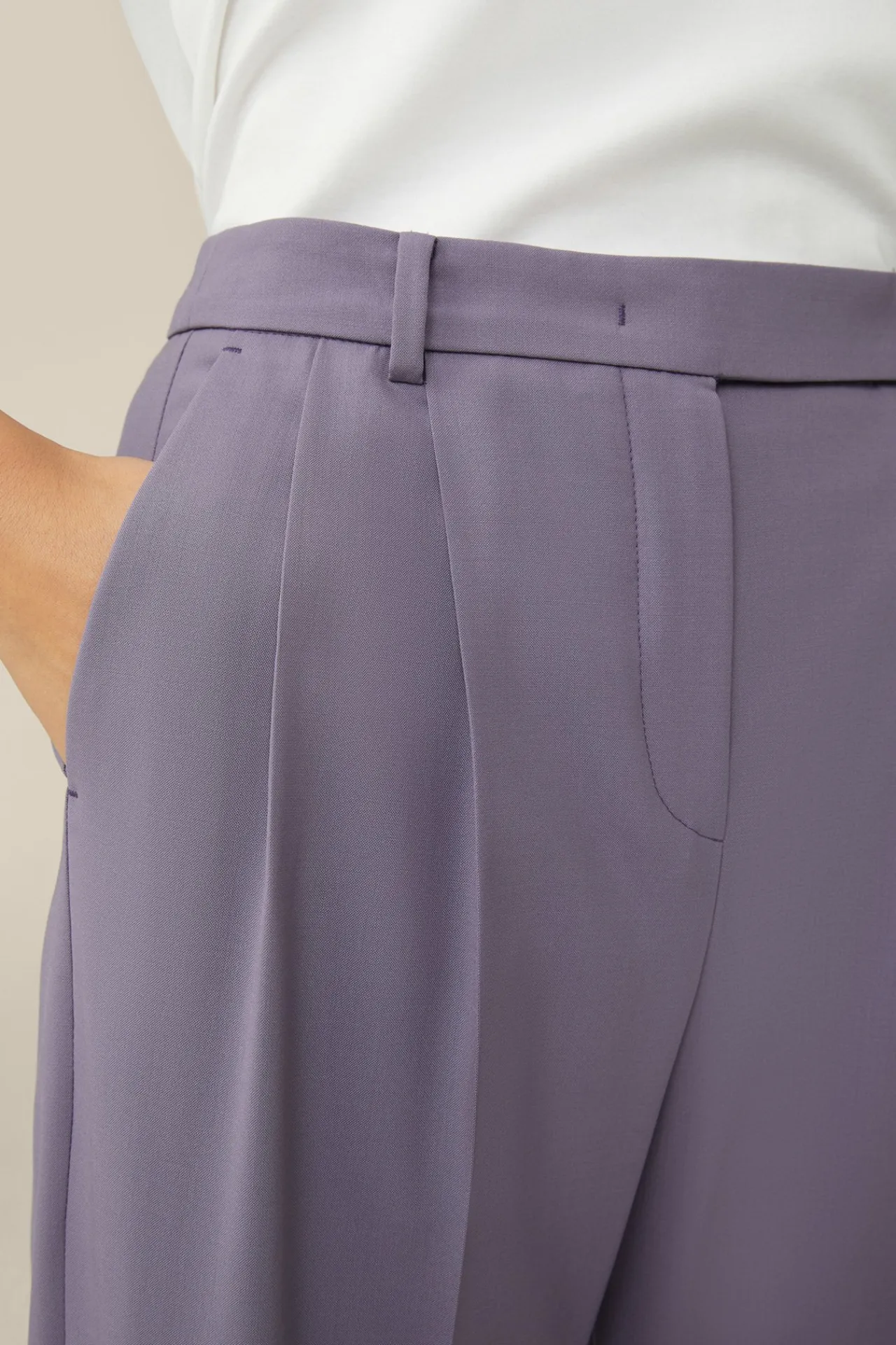Schurwollstretch-Marlene-Hose In*Windsor Clearance