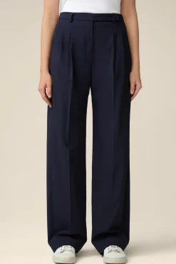 Schurwollstretch-Marlene-Hose In*Windsor Hot