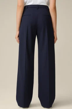 Schurwollstretch-Marlene-Hose In*Windsor Hot