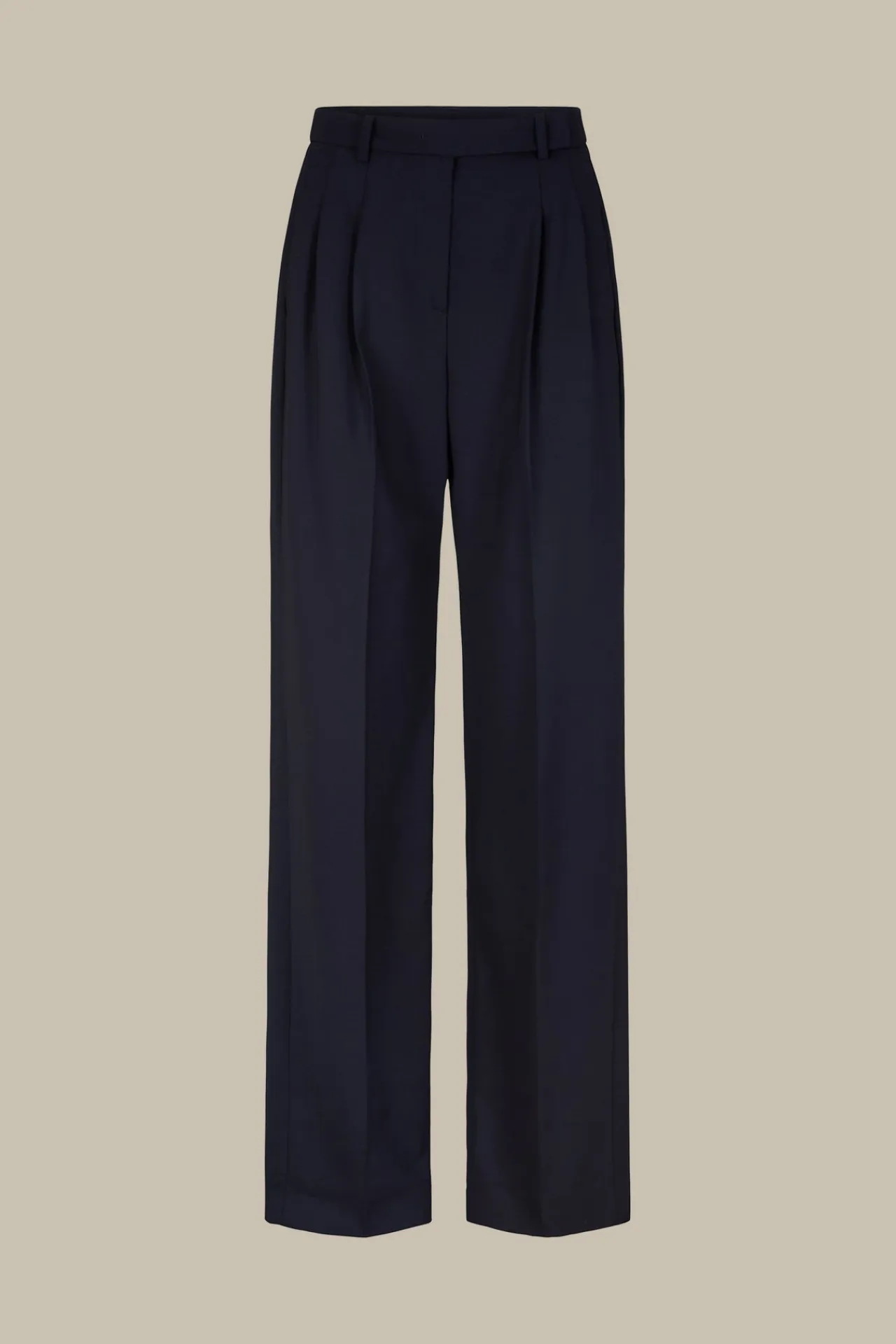 Schurwollstretch-Marlene-Hose In*Windsor Hot