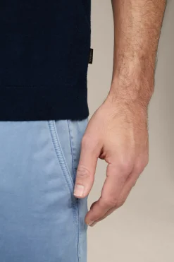 Schurwoll-Strick-Polo-Shirt Mit Seide Und Cashmere In*Windsor Fashion