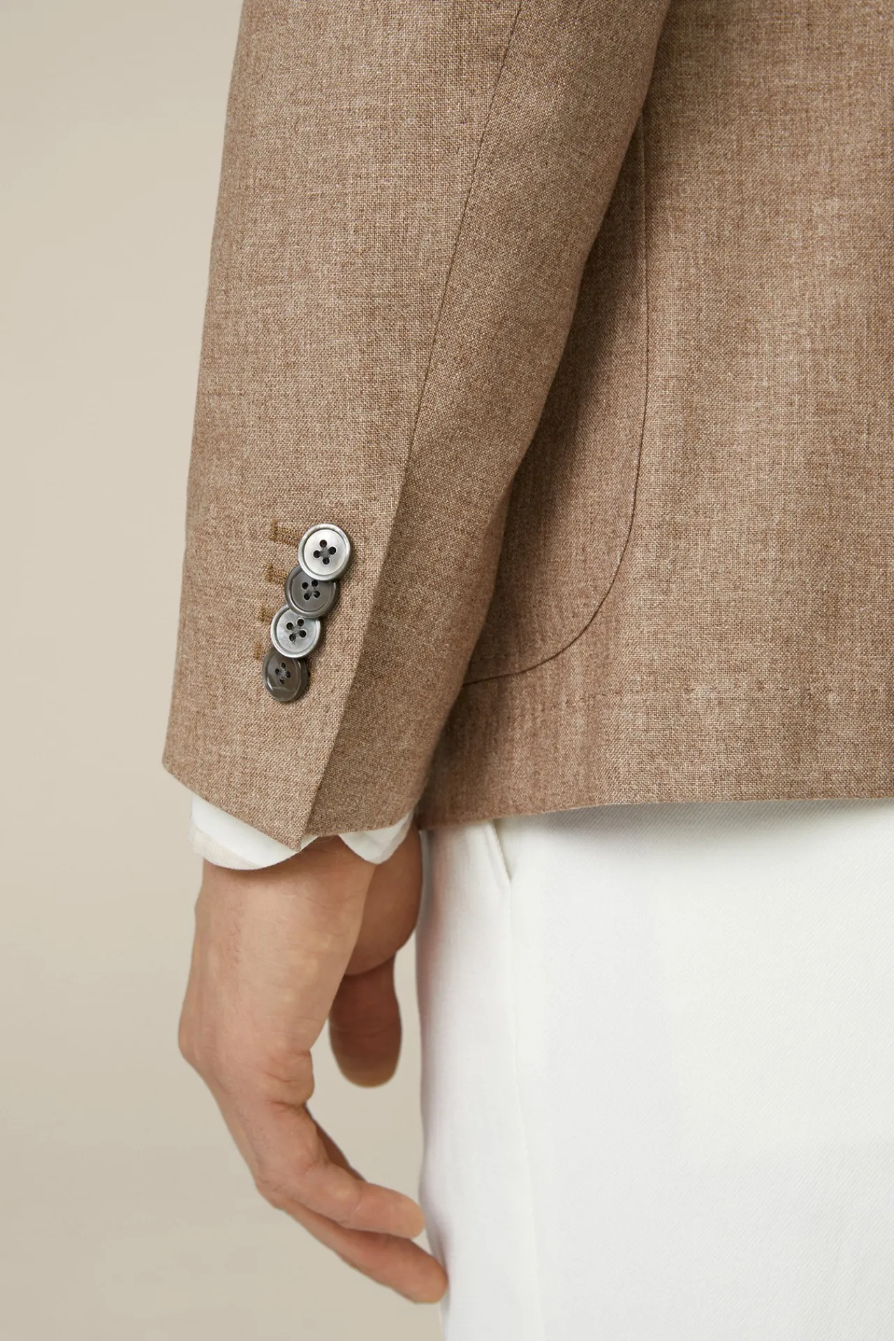 Seide-Cashmere-Sakko Camicia In Meliert*Windsor Sale