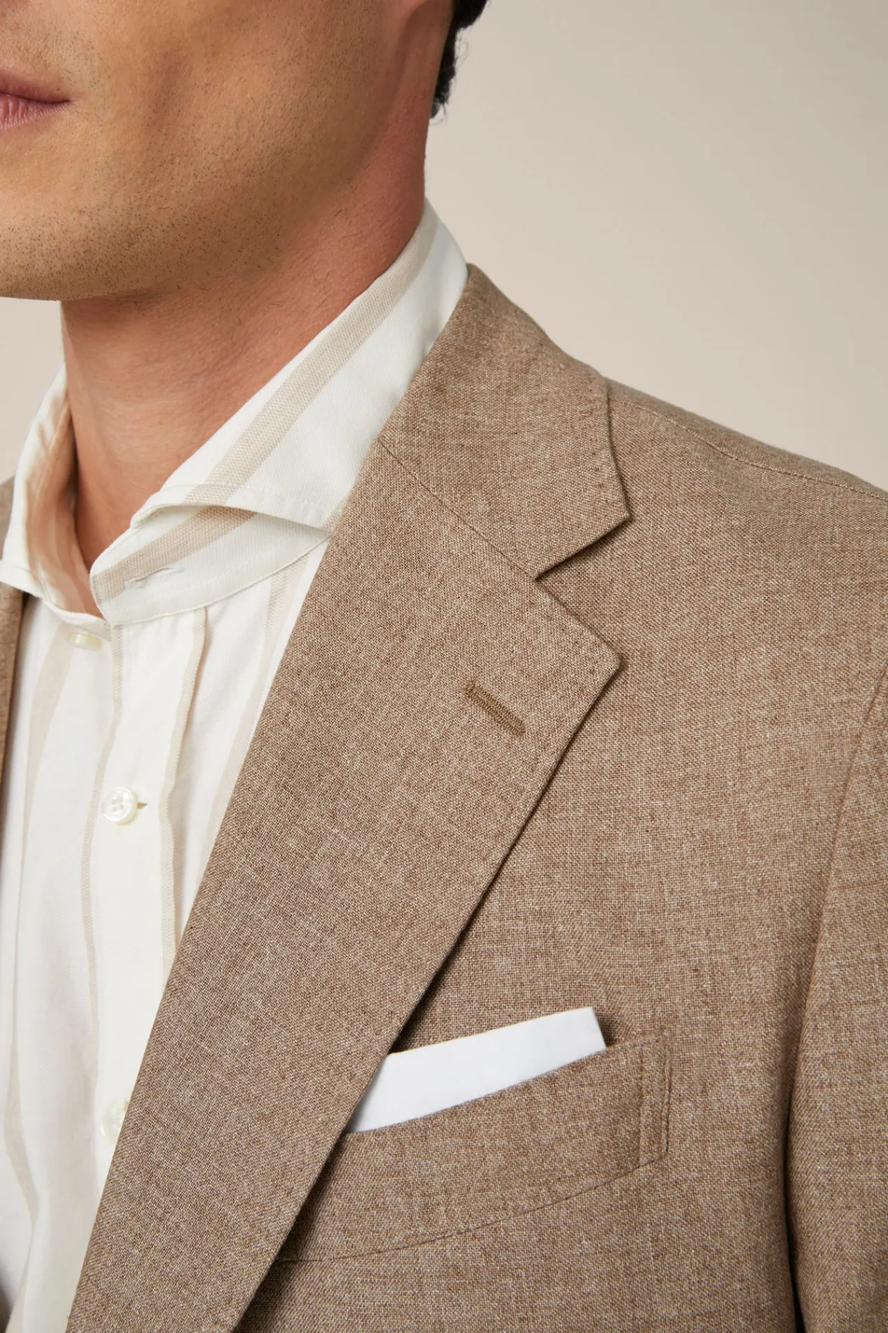 Seide-Cashmere-Sakko Camicia In Meliert*Windsor Sale