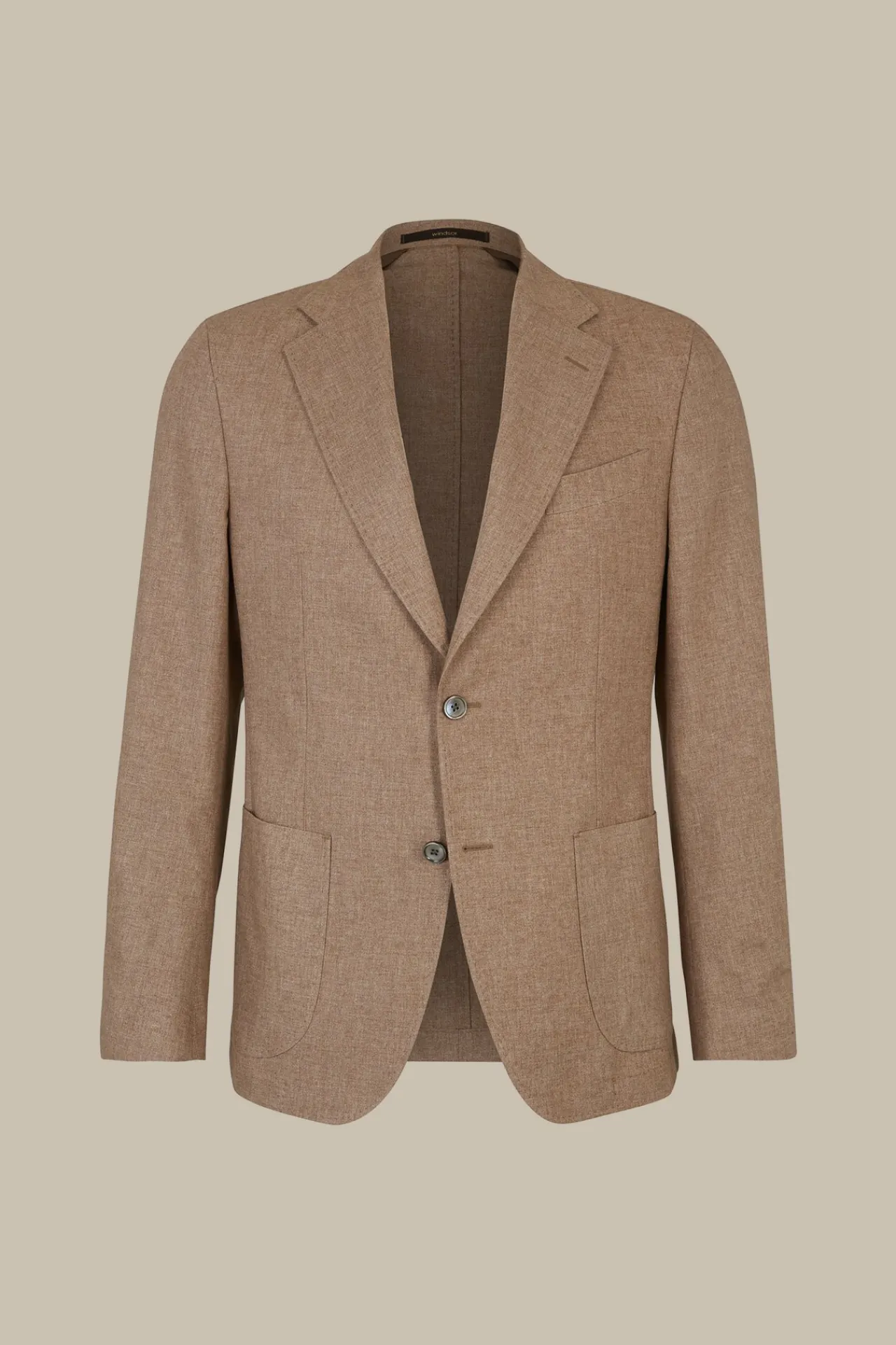 Seide-Cashmere-Sakko Camicia In Meliert*Windsor Sale