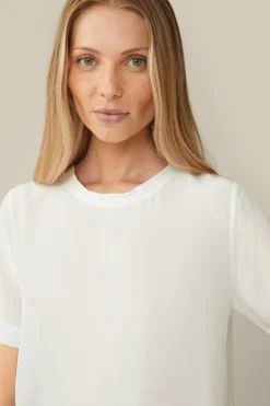 Seiden-Kurzarm-Shirt In*Windsor Sale