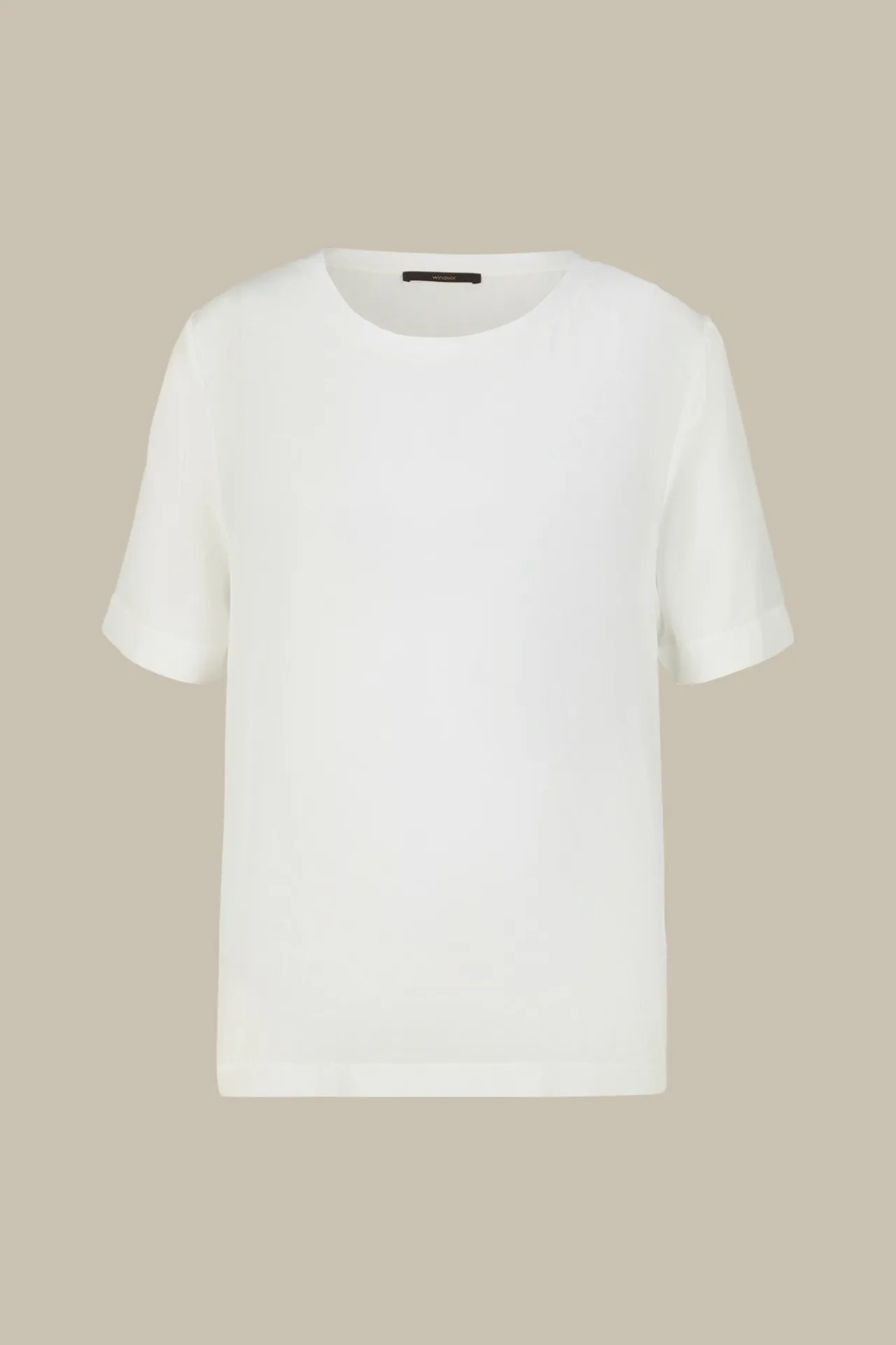 Seiden-Kurzarm-Shirt In*Windsor Sale