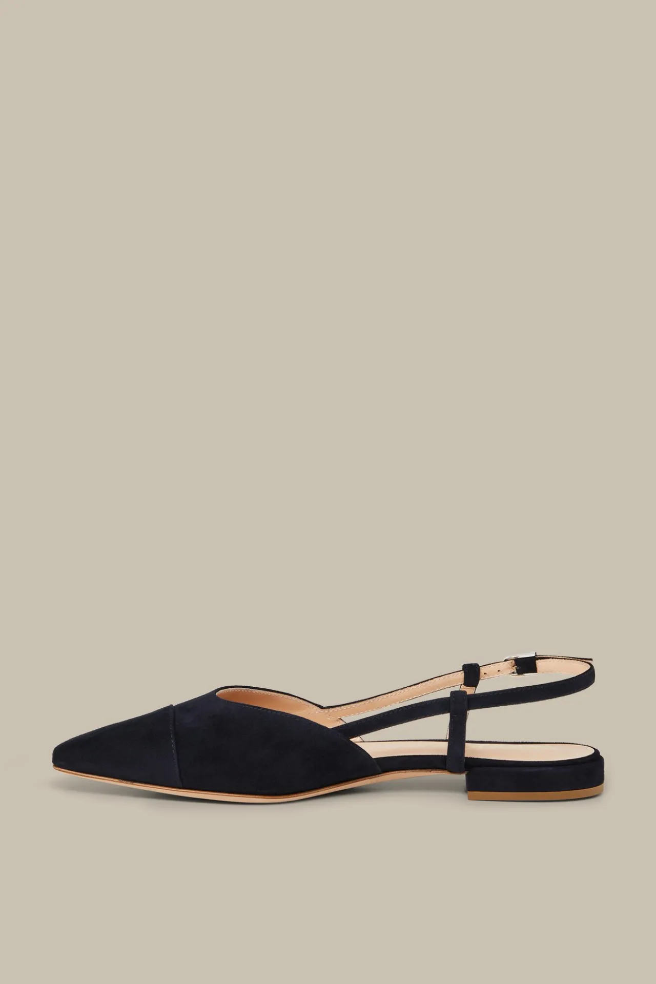 Slingback Aus Ziegenveloursleder In , By Unutzer*Windsor Hot