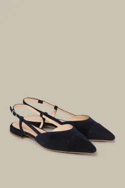 Slingback Aus Ziegenveloursleder In , By Unutzer*Windsor Hot