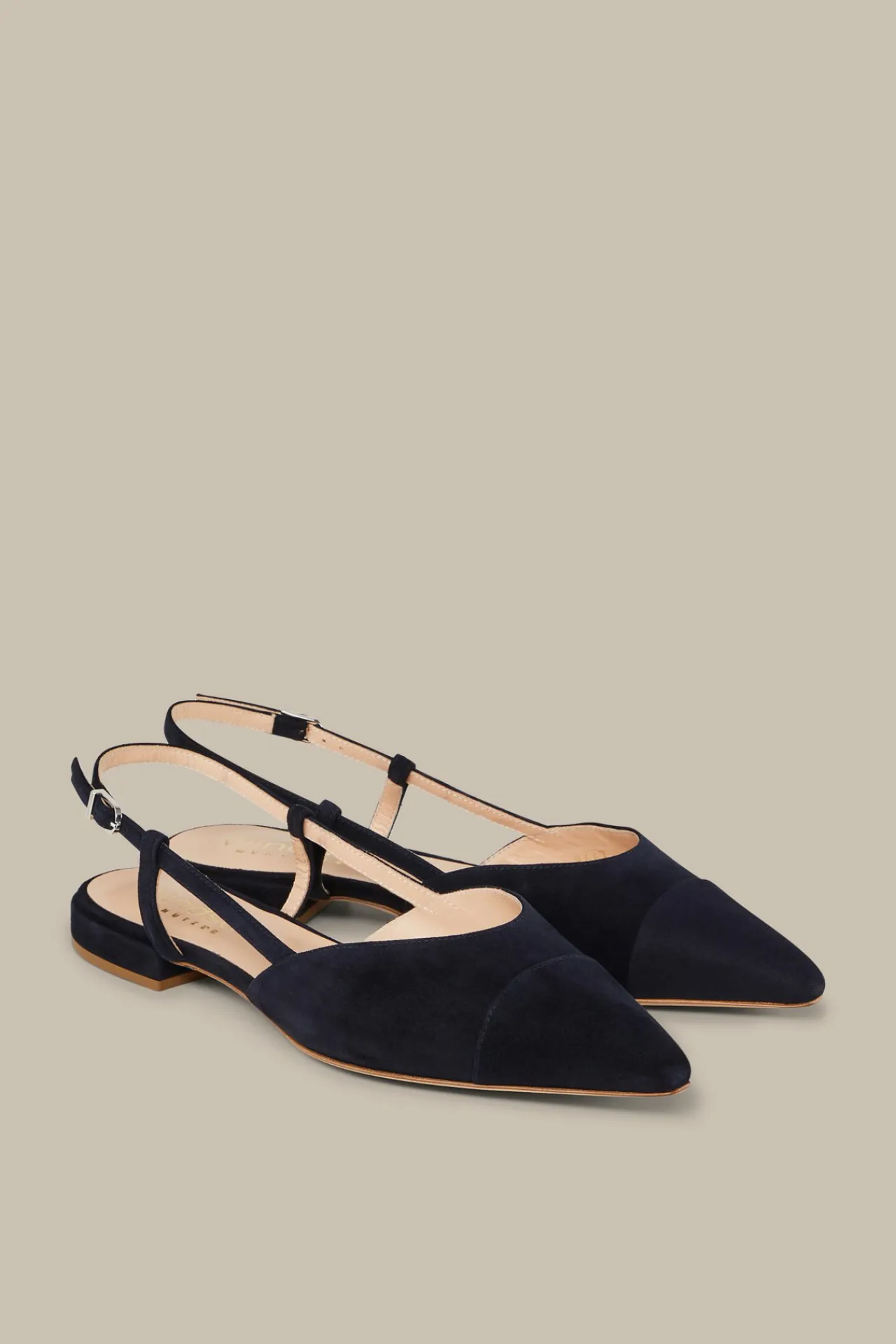 Slingback Aus Ziegenveloursleder In , By Unutzer*Windsor Hot