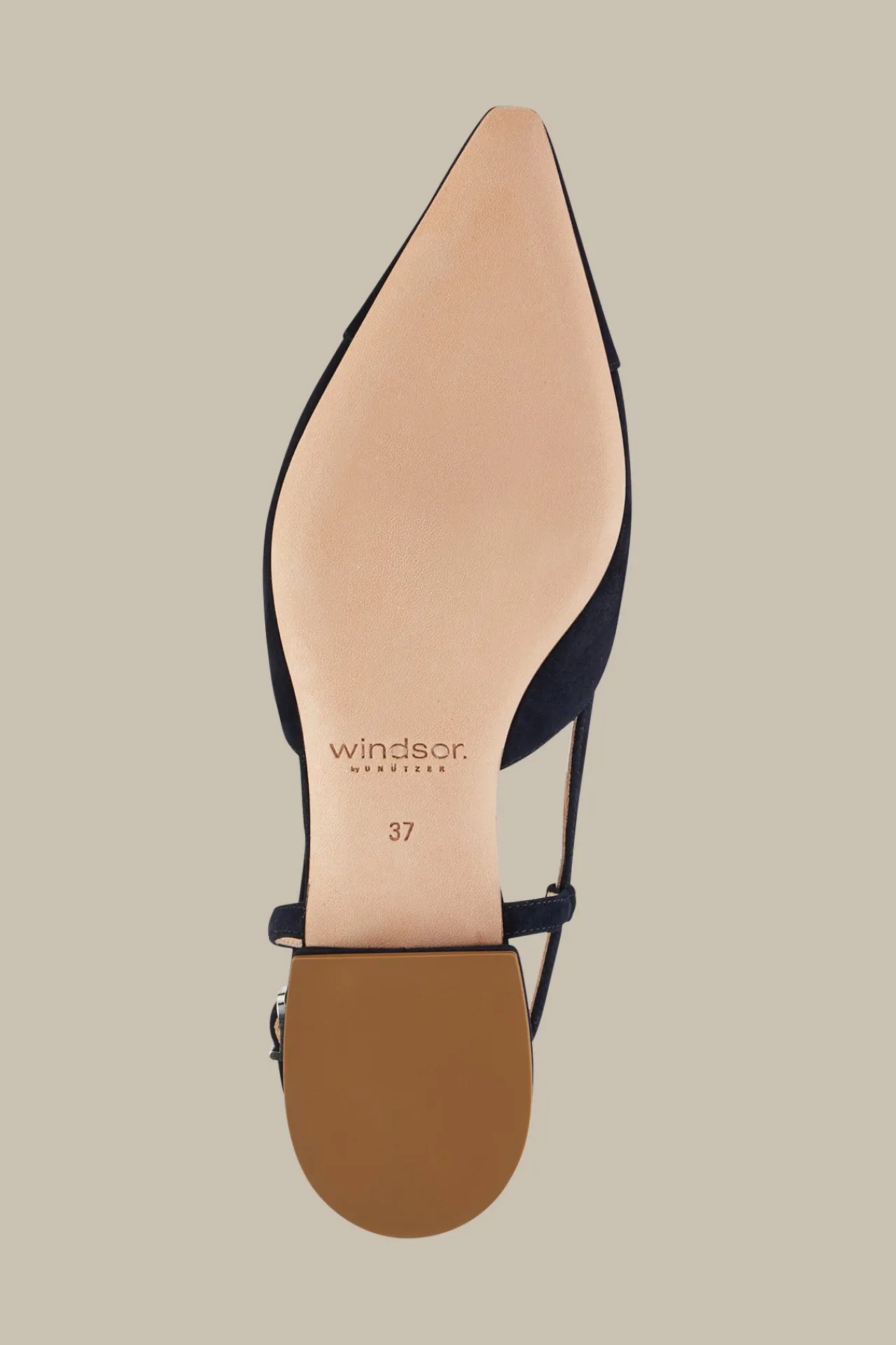 Slingback Aus Ziegenveloursleder In , By Unutzer*Windsor Hot