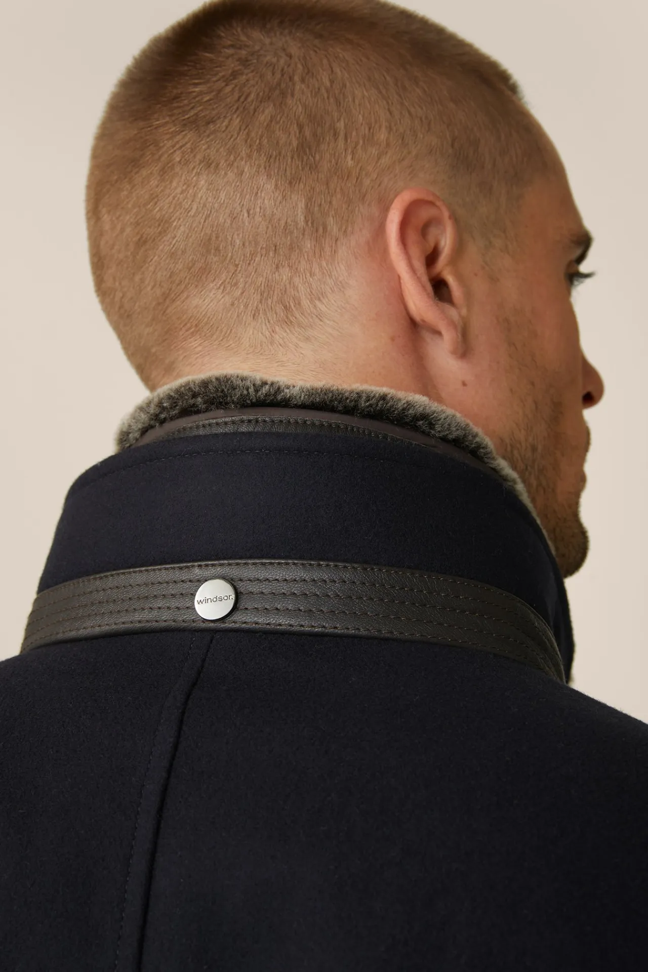 Stehkragen-Mantel Rivano Mit Cashmere Und Lammfellkragen In*Windsor Discount