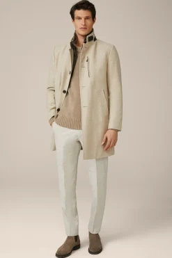 Stehkragen-Mantel Rivano Mit Cashmere Und Lammfellkragen In*Windsor Sale
