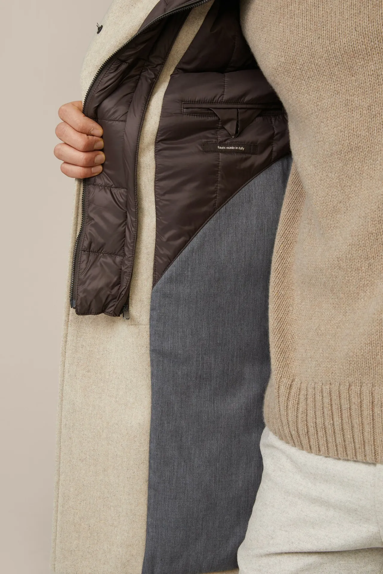 Stehkragen-Mantel Rivano Mit Cashmere Und Lammfellkragen In*Windsor Sale