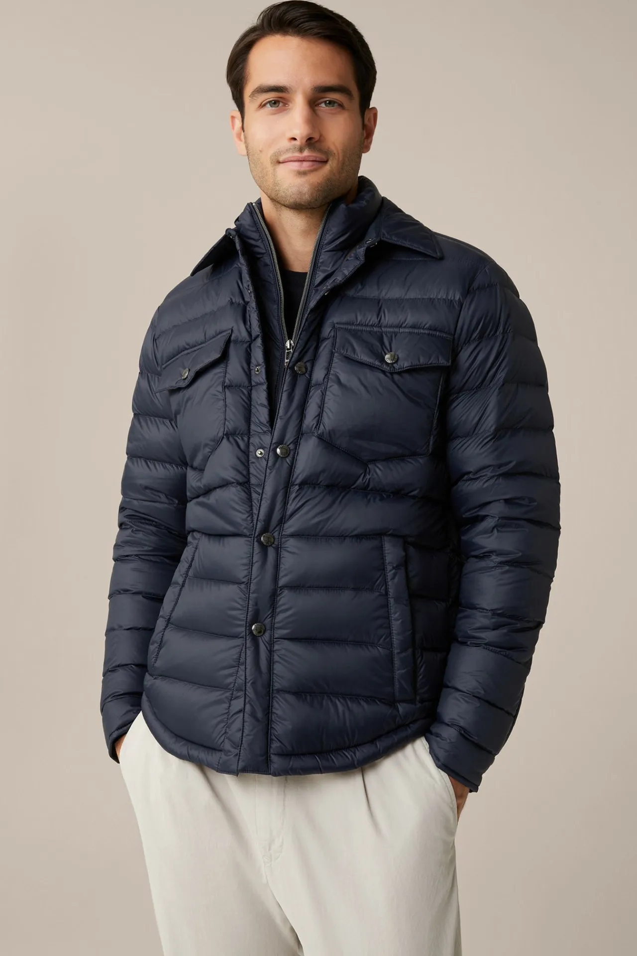 Stepp-Nylon-Jacke Cossato Mit Brusttaschen In*Windsor Discount