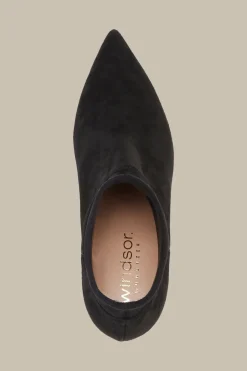 Stiefelette Aus Ziegenveloursleder In By Unutzer*Windsor Fashion