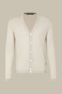 Strick-Cardigan Nando Mit Seide Und Cashmere In Beige*Windsor Sale
