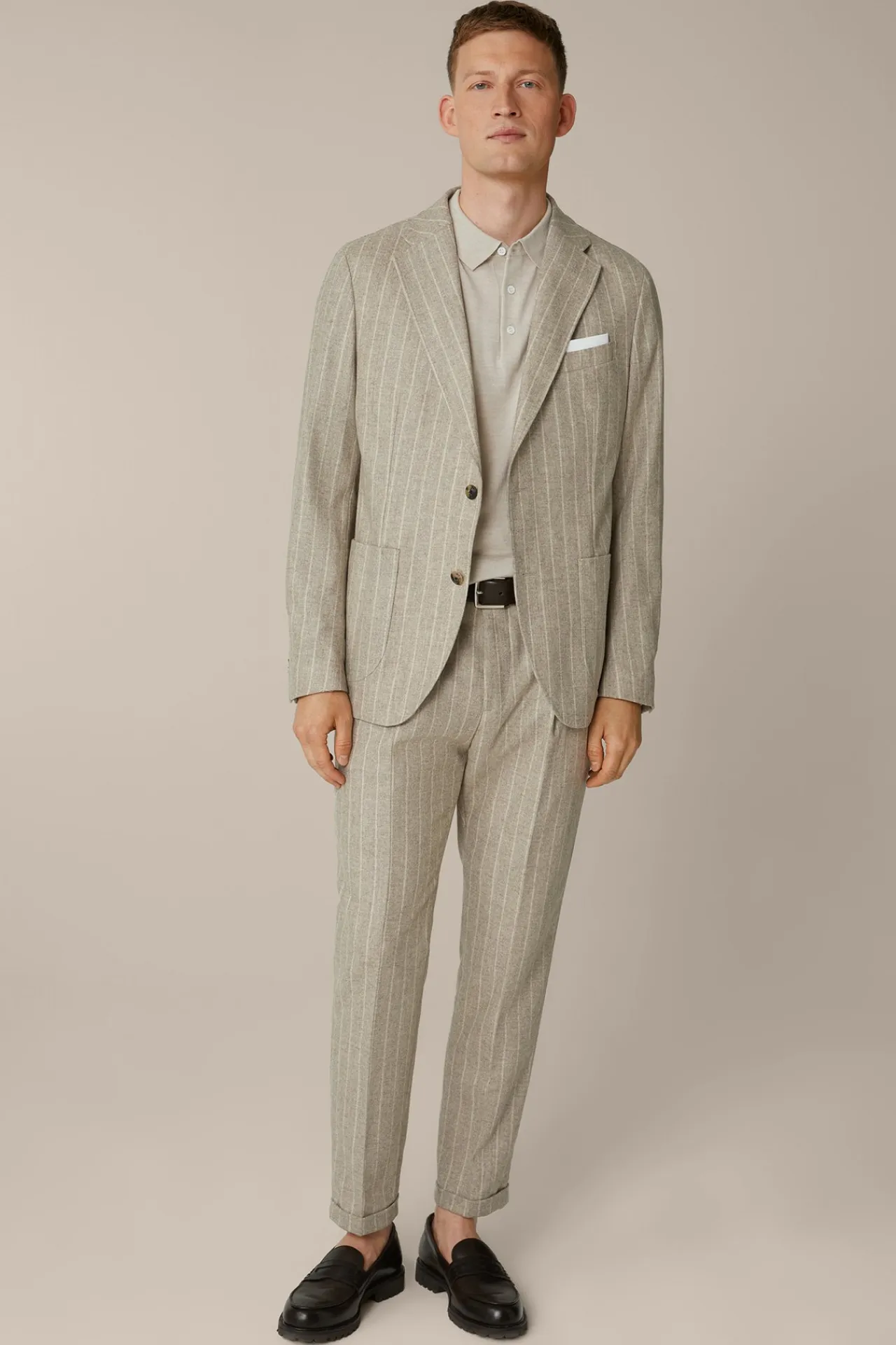 Strick-Poloshirt Nando Mit Seide Und Cashmere In Beige*Windsor Clearance