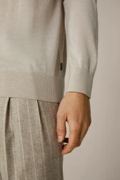 Strick-Poloshirt Nando Mit Seide Und Cashmere In Beige*Windsor Clearance
