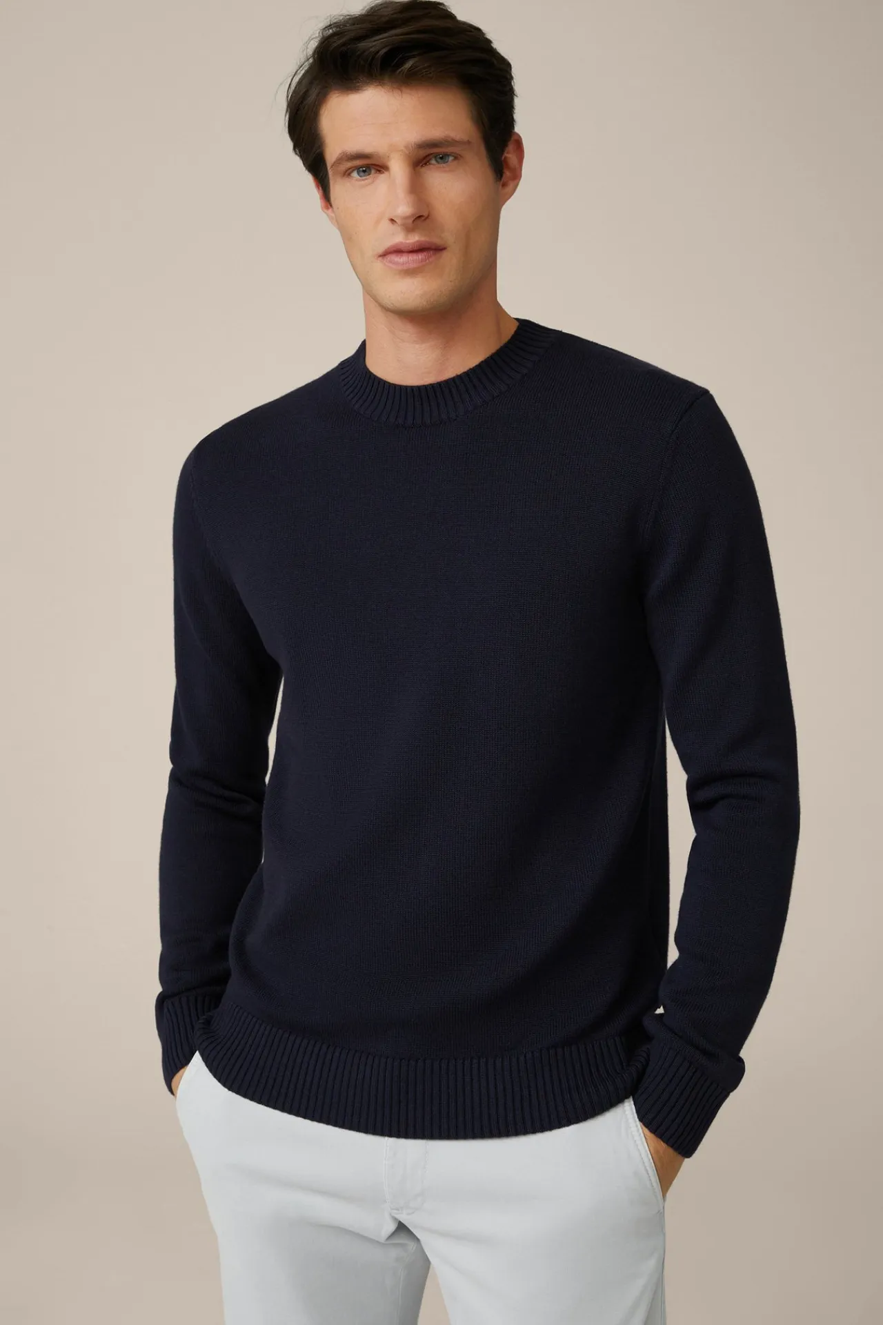 Strick-Pullover Nando Mit Seide Und Cashmere In*Windsor Outlet