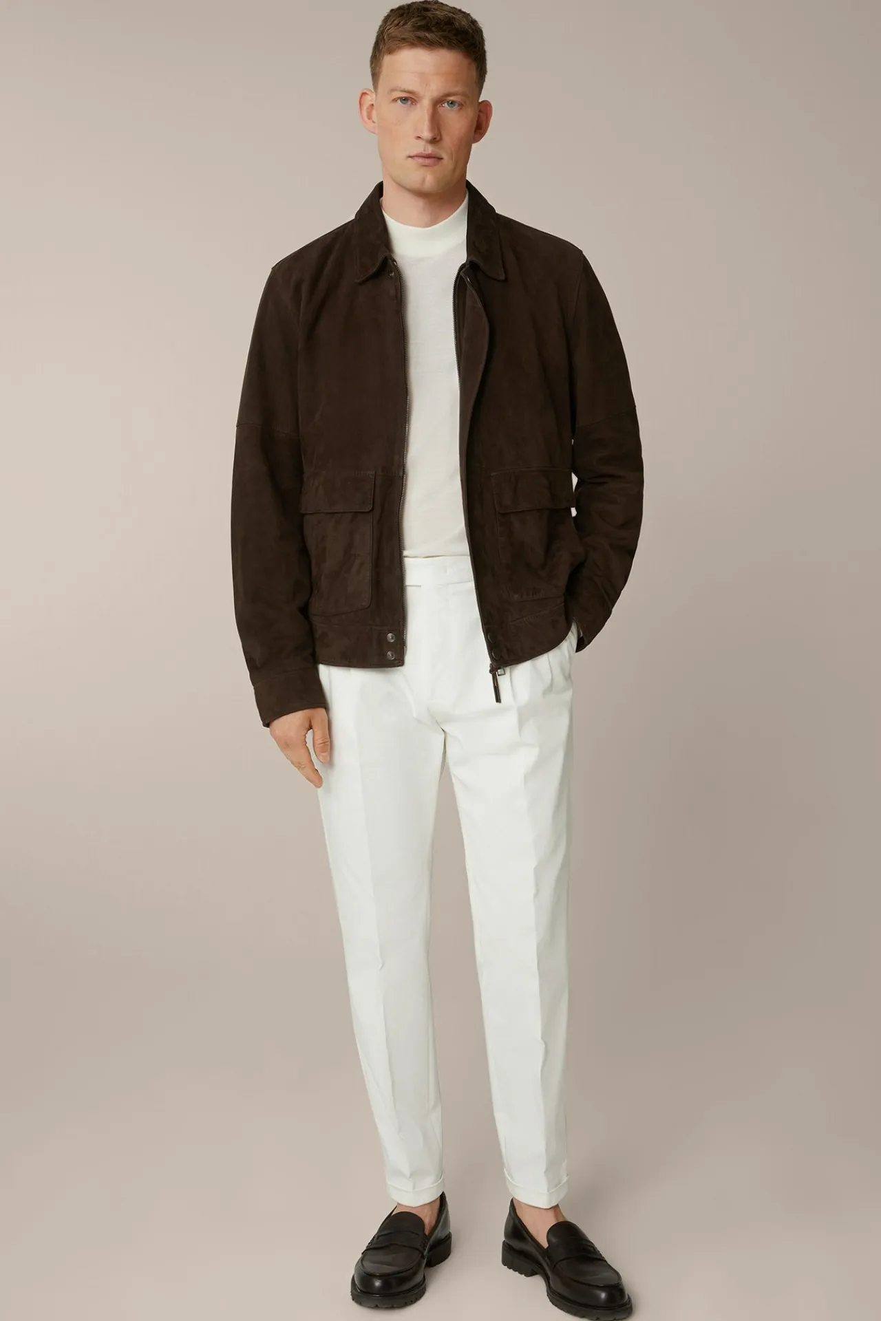 Strick-Stehkragen-Pullover Nando Mit Seide Und Cashmere In*Windsor Clearance