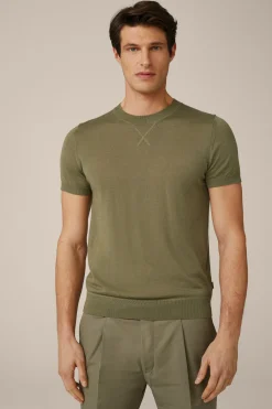 Strick-T-Shirt Nando In Oliv*Windsor Discount