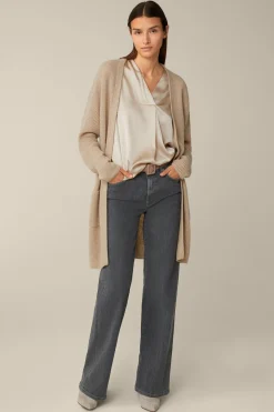 Tencel-Baumwoll-Top Mit Satin Vorderseite In*Windsor Hot