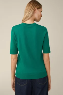 Tencel-Wollmix-Kurzarm-Shirt In*Windsor Sale