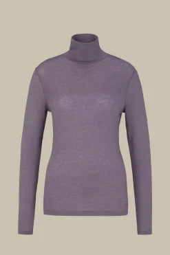 Tencel-Wollstretch-Rollkragen-Shirt In*Windsor Fashion