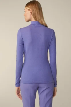 Tencel-Wollstretch-Rollkragen-Shirt In*Windsor Discount