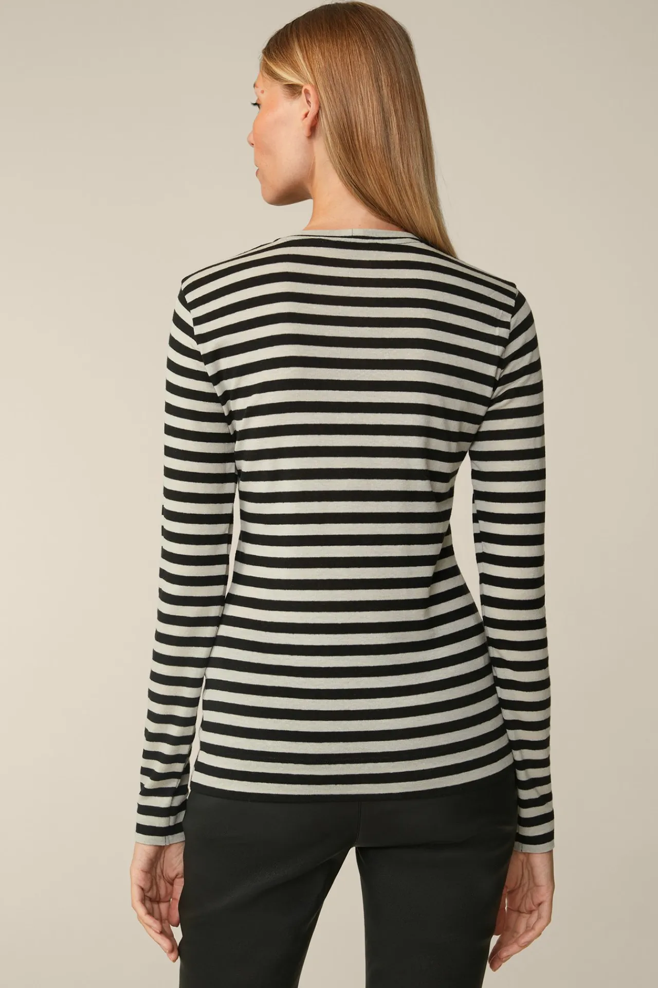 Tencel-Wollstretch-Rundhals-Shirt In*Windsor Fashion