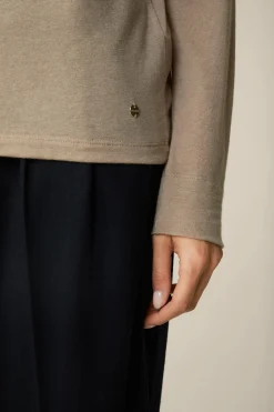 Tencel-Wollstretch-Shirt In Meliert*Windsor Sale