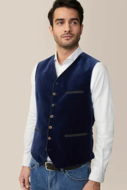 Trachten-Weste Isar In Medium Navy*Windsor Online