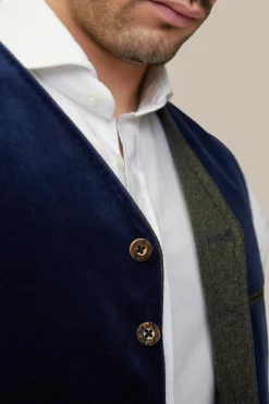 Trachten-Weste Isar In Medium Navy*Windsor Online
