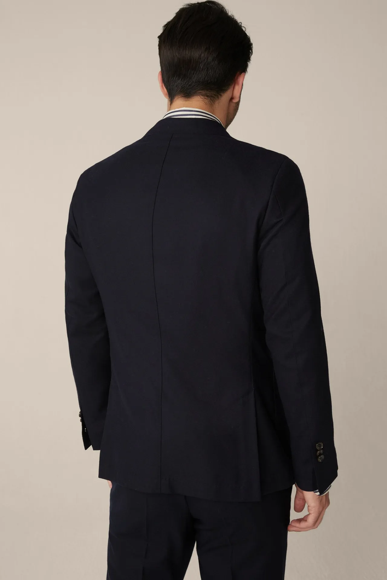 Travel Jersey-Flanell Baukasten-Sakko In*Windsor Hot