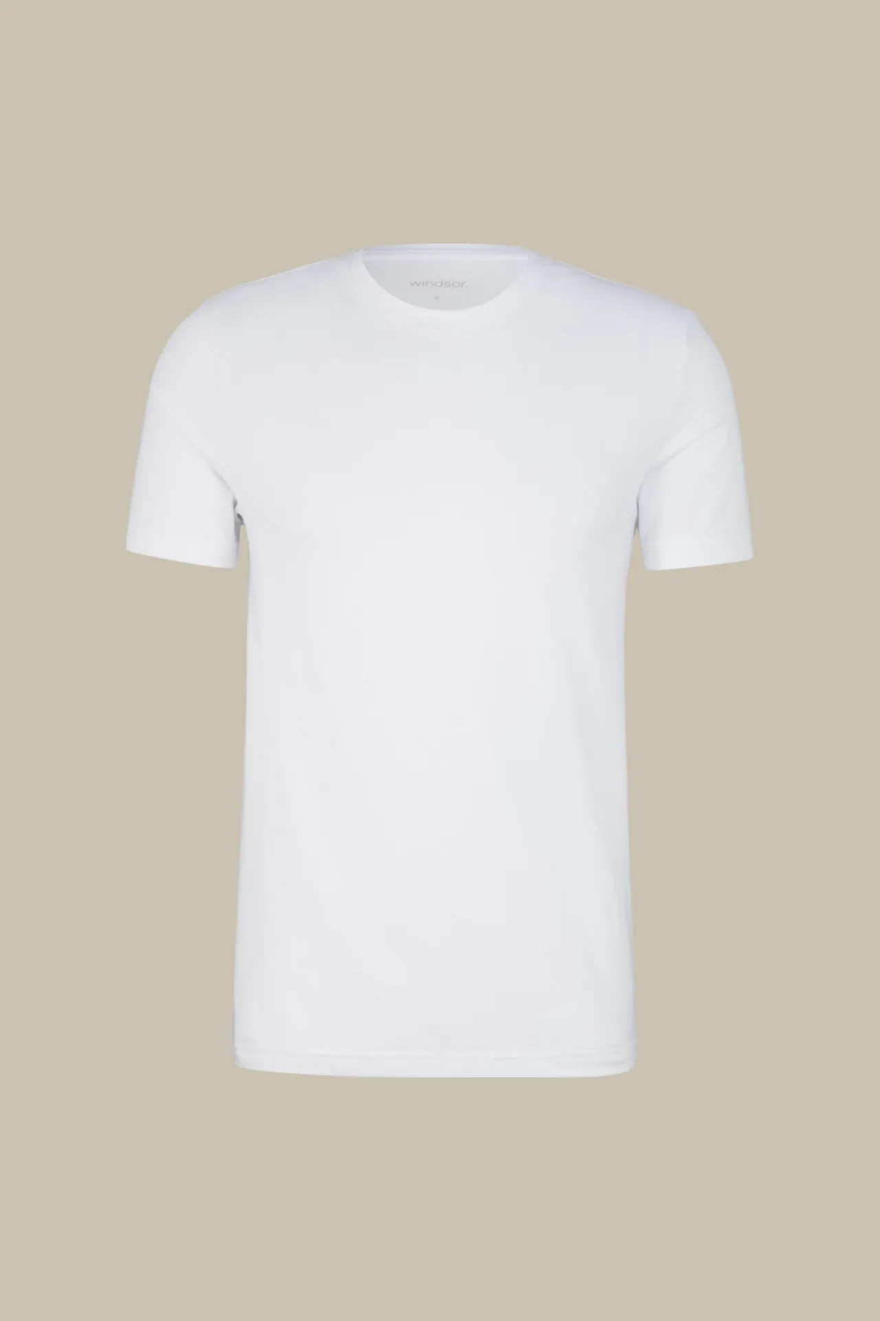 Two-Pack-Baumwollmix T-Shirts Mit Stretch Und Rundhals In*Windsor Best
