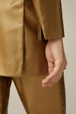 Viskosemix-Doppelreiher-Longblazer Mit Lurex In*Windsor Best